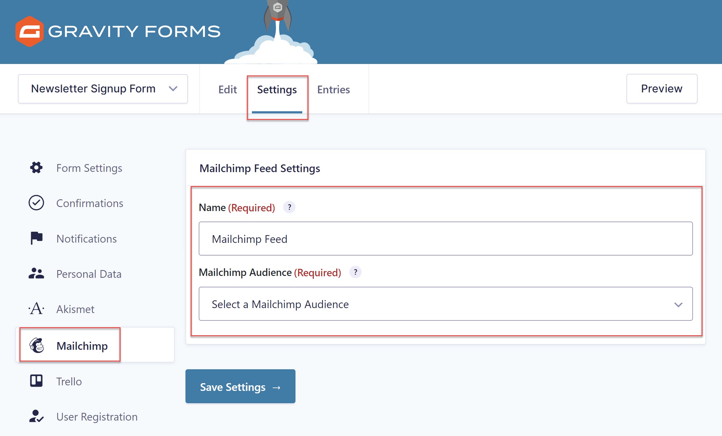 Mailchimp Feed