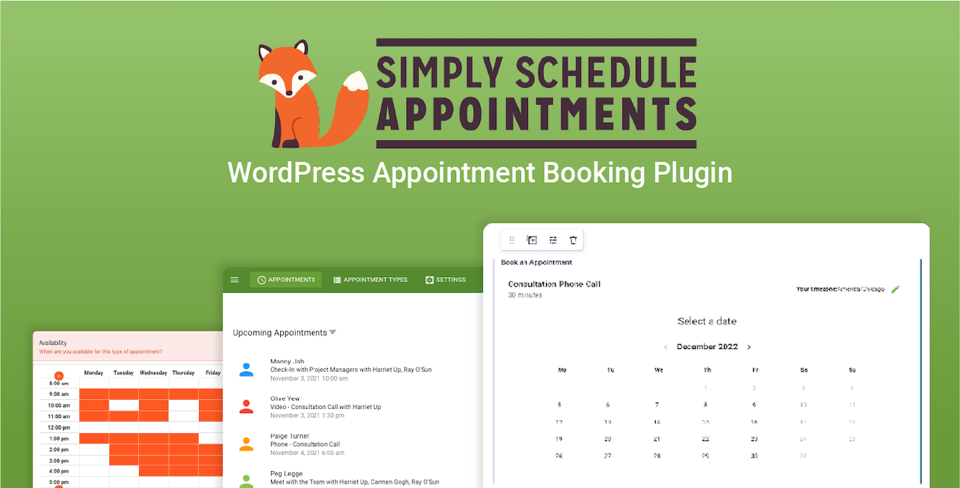 Simply Schedule Appointments