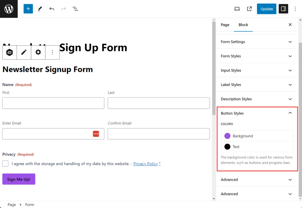 How to… Customize the Text on a Form’s Submit Button