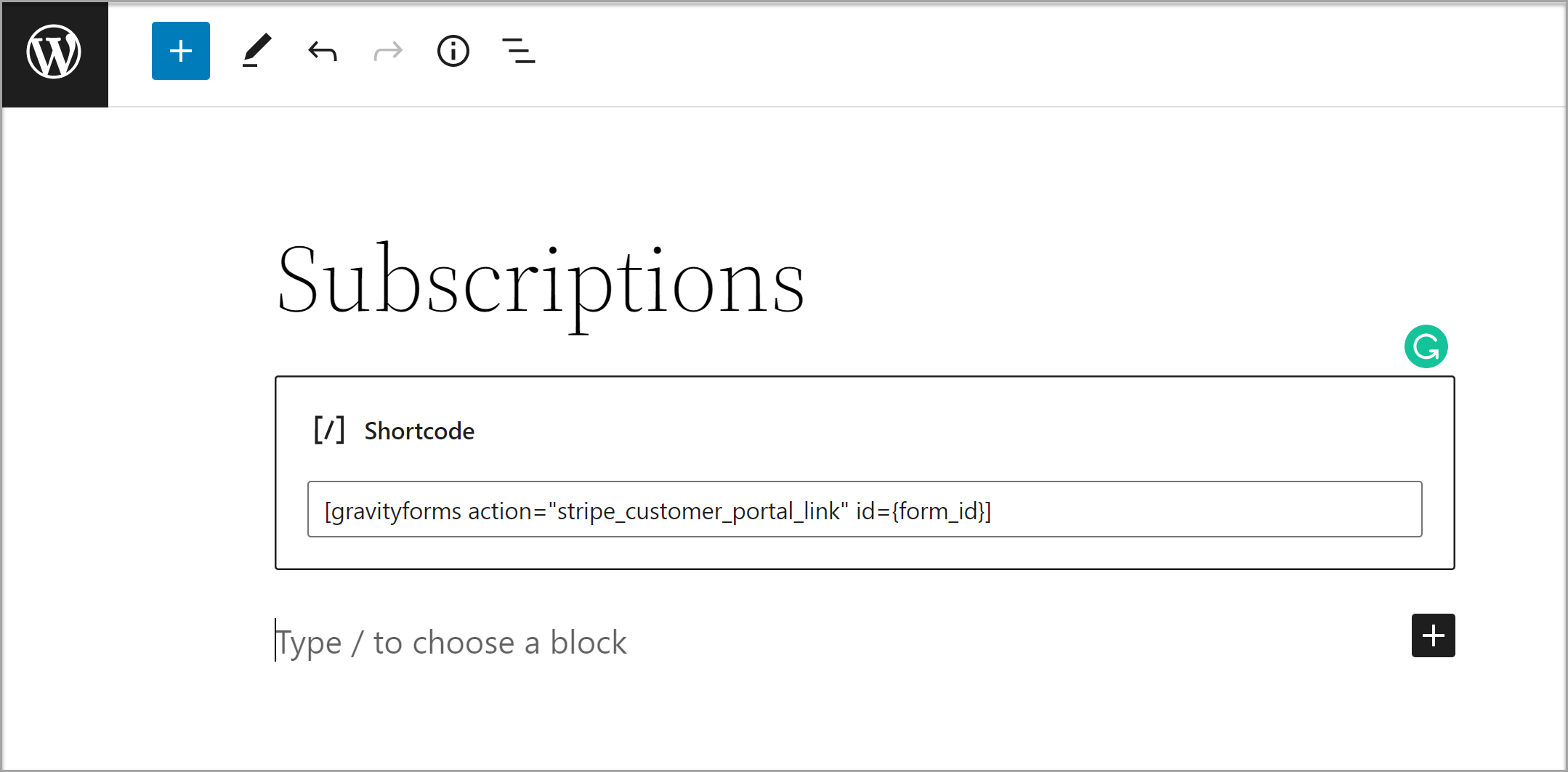 Stripe Subscriptions