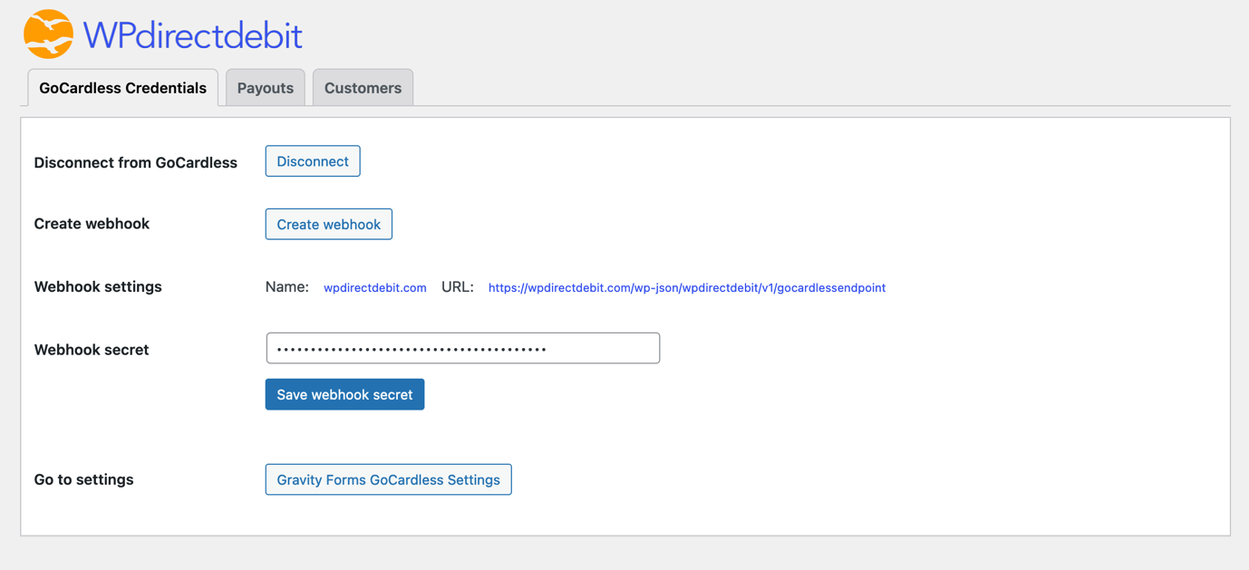 Connecting your site to GoCardless