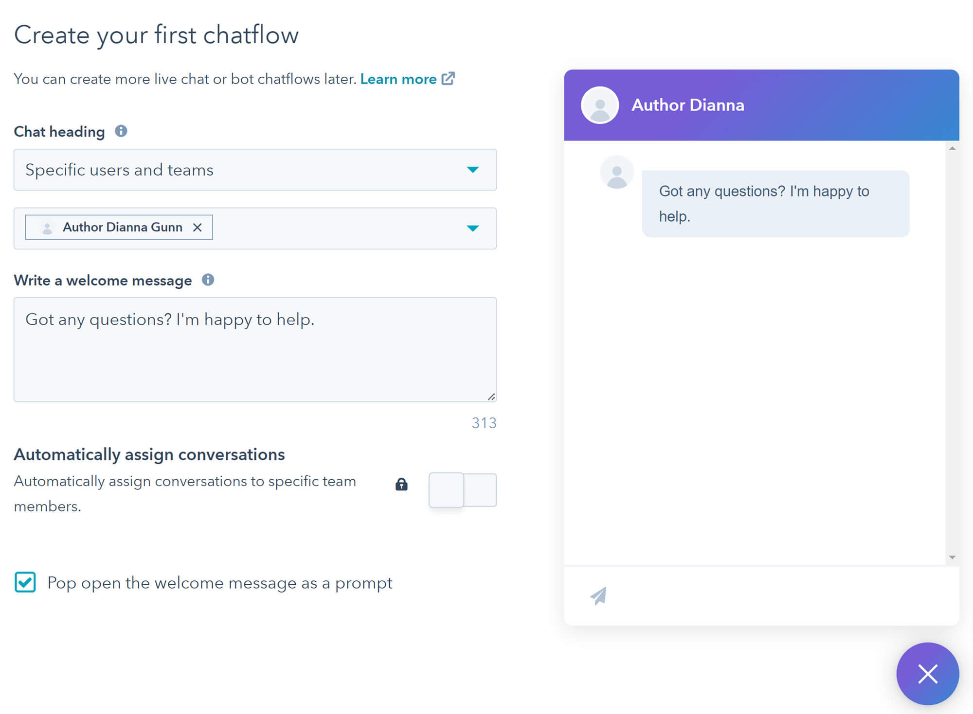 How to use WordPress and HubSpot to grow your business: Live Chat setup