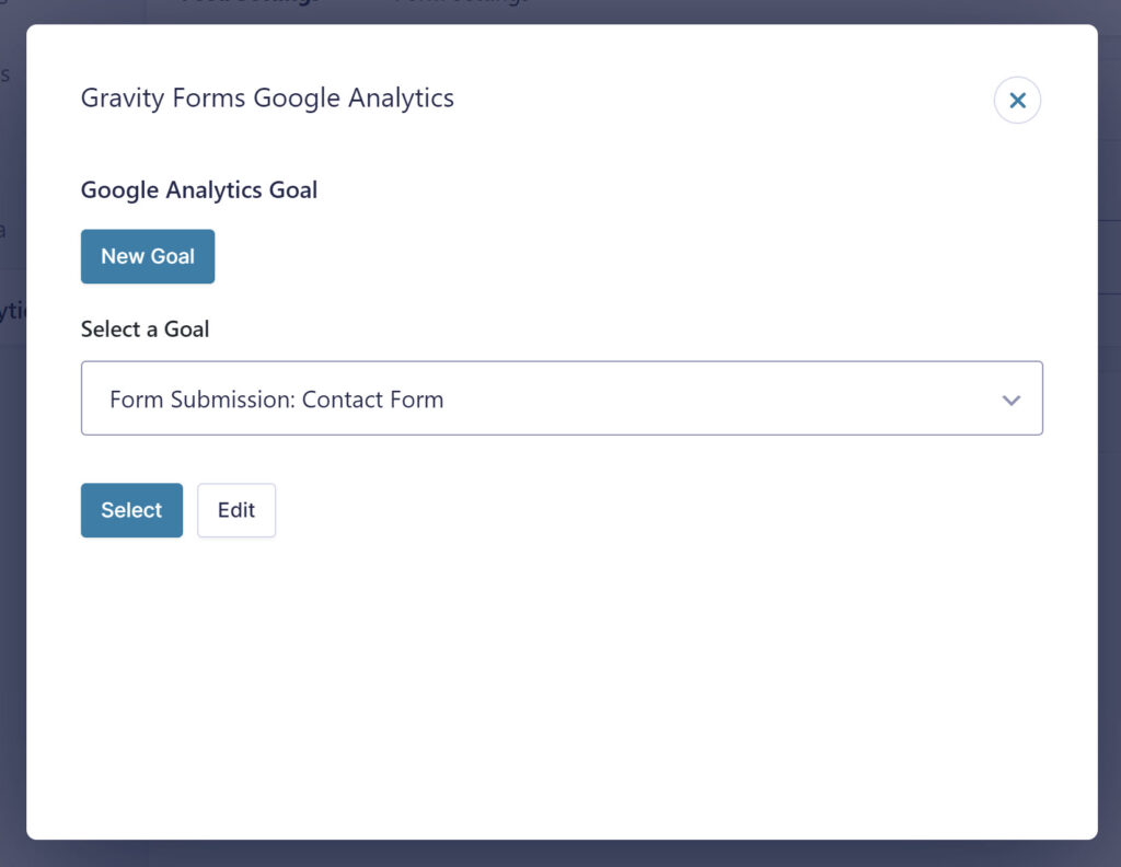 GA - Select Goal