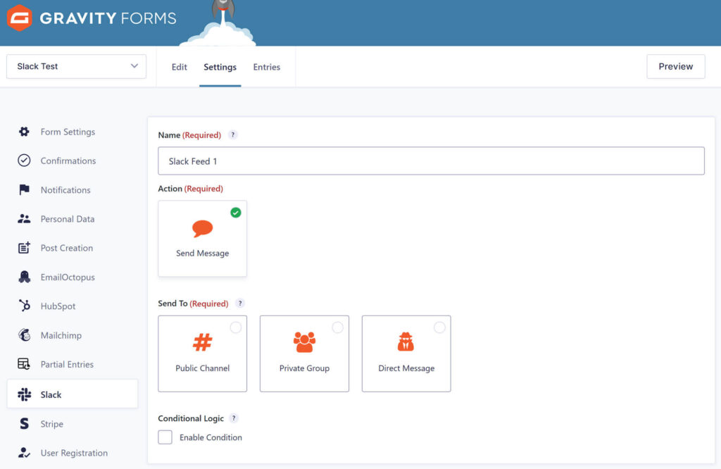 This Month's Featured Add-On... Slack - Gravity Forms