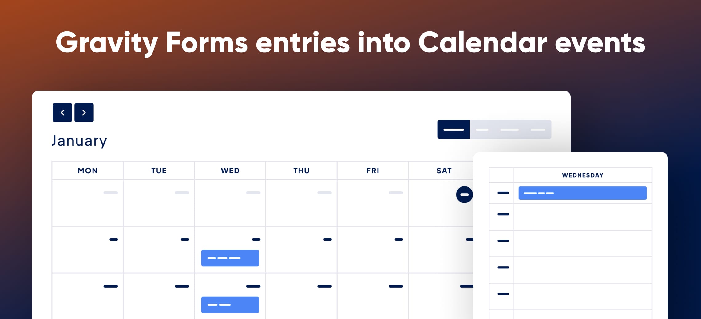 GravityCalendar: Event calendar for Gravity Forms