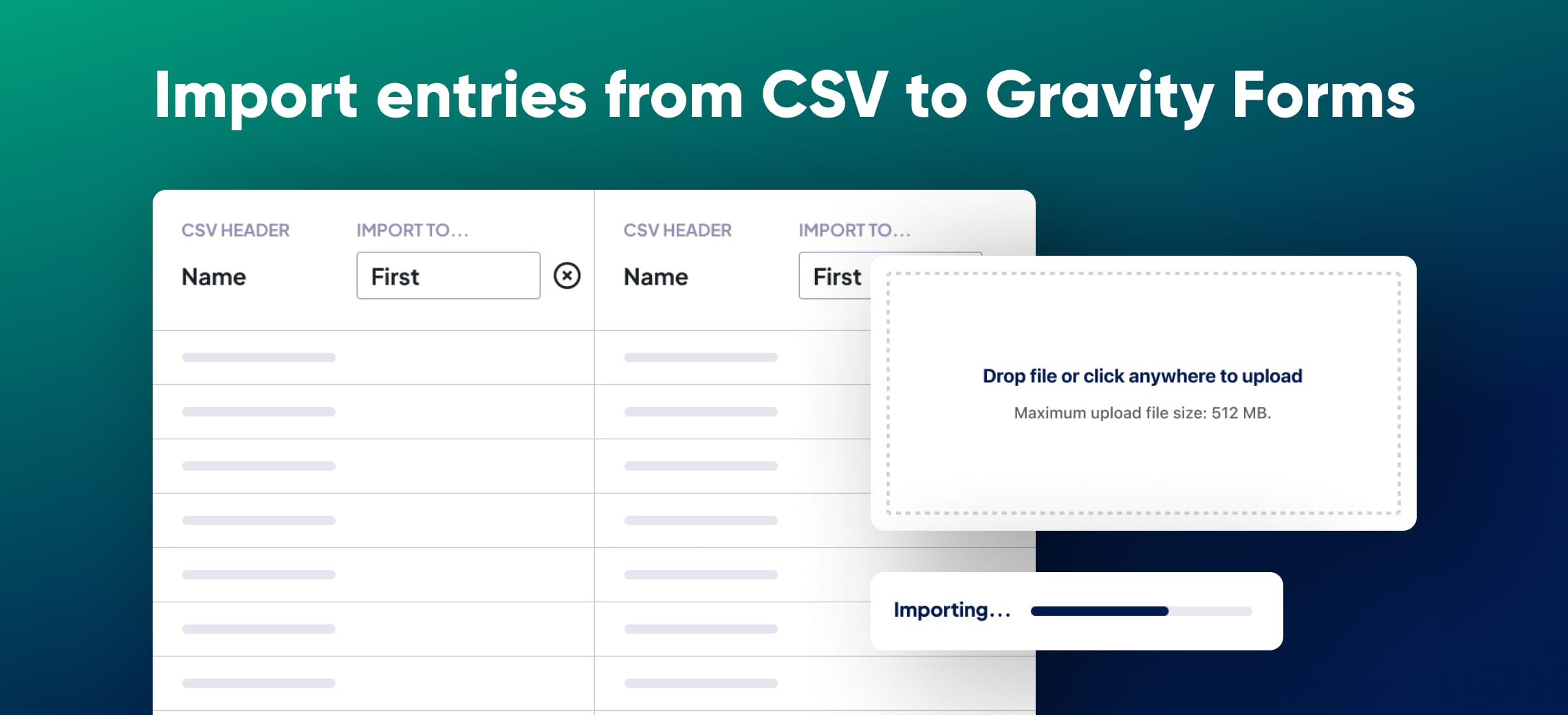 GravityImport: Import entries to Gravity Forms