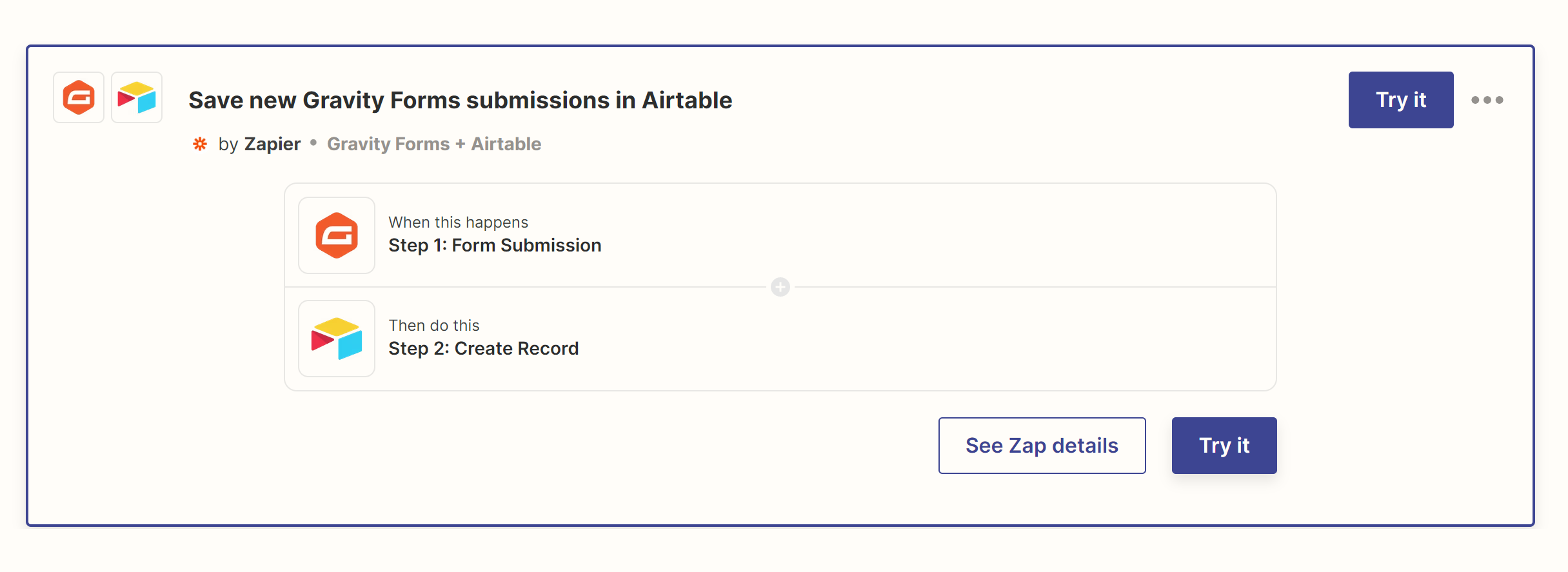 Zapier Zap