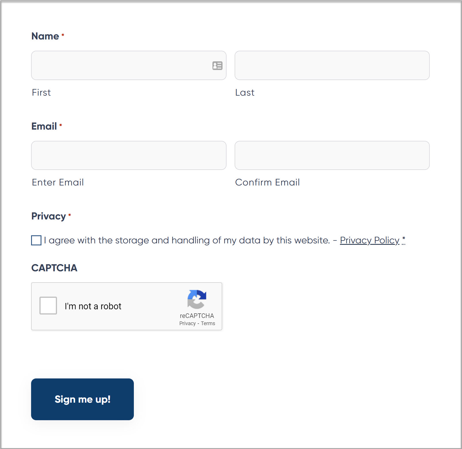 Newsletter Signup
