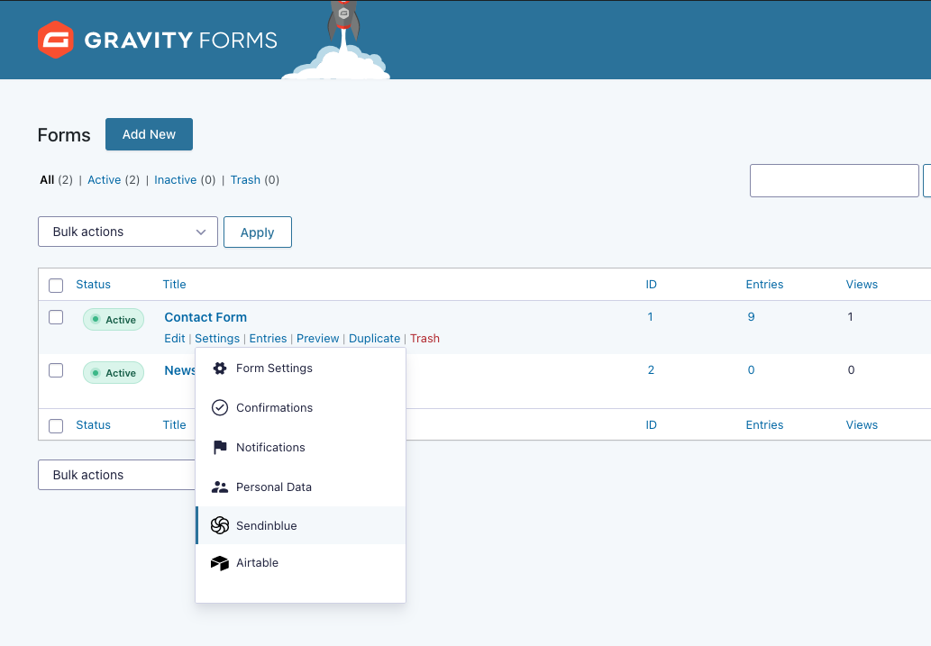 gravity-forms-sendinblue-forms-list
