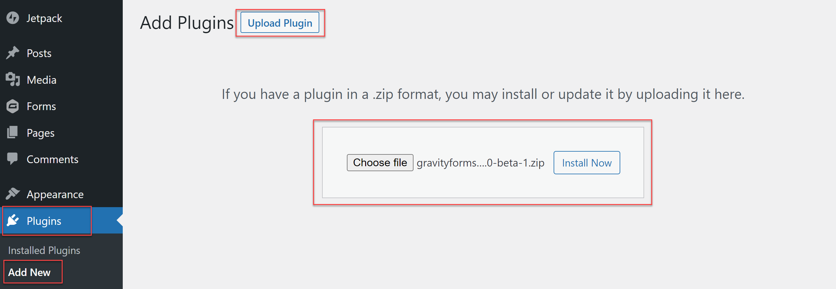Moderation Add-On Upload