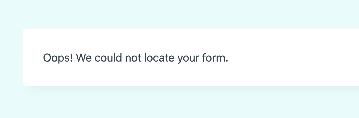 Gravity Forms shortcode not working