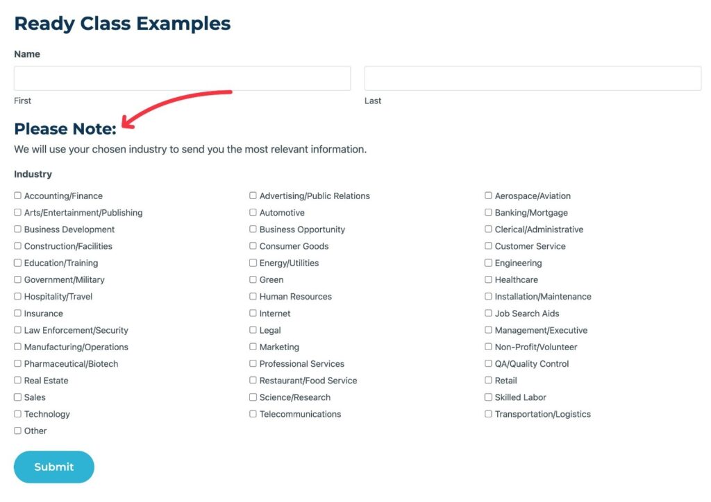 CSS Ready Classes - Gravity Forms Blog