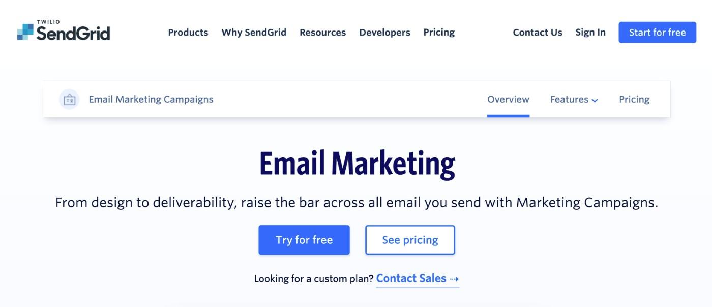 SendGrid Marketing