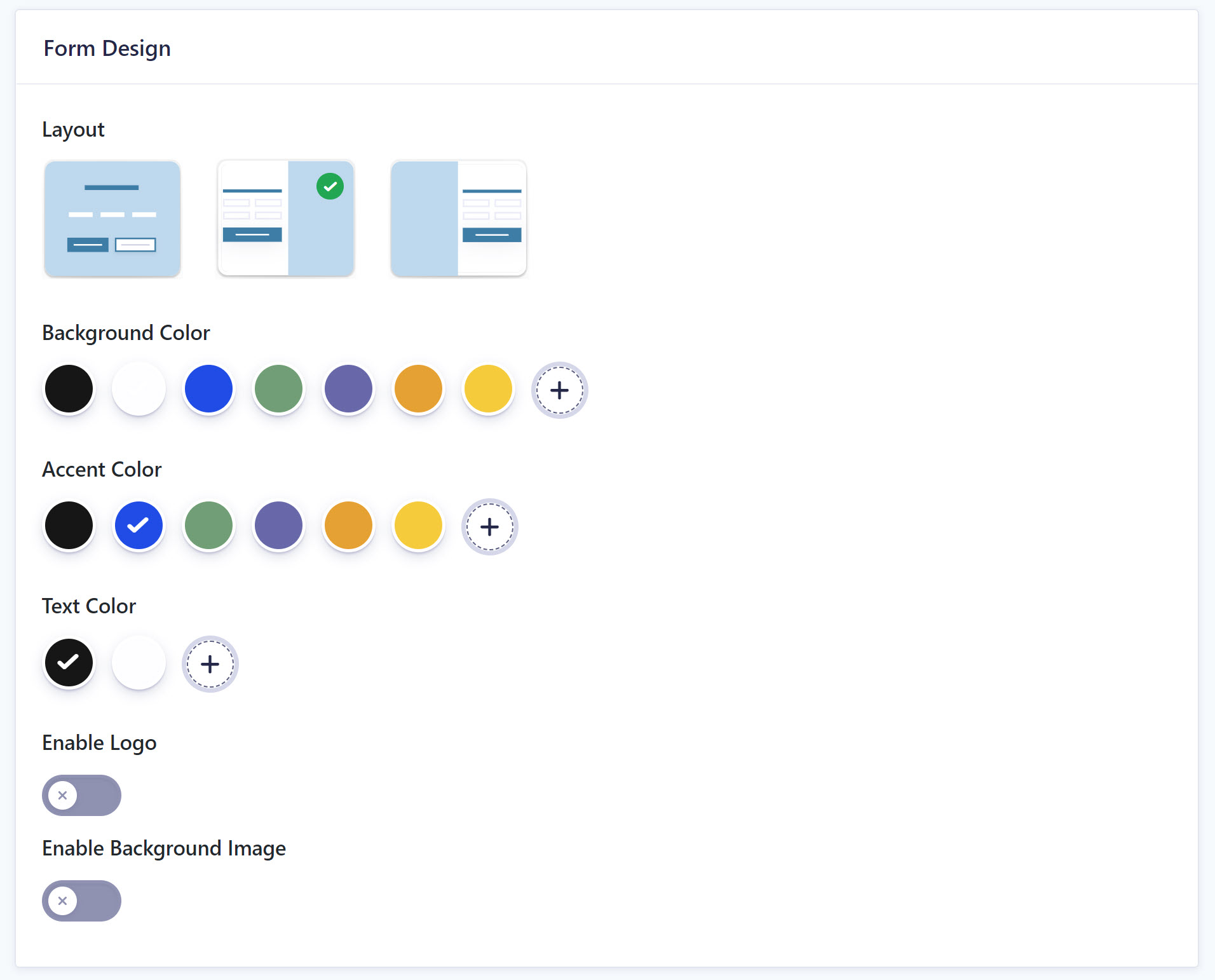 Form-Design-Options