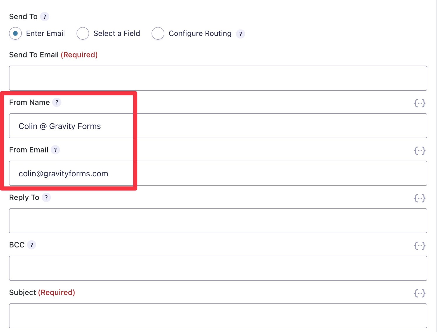 How to customize your from name and address
