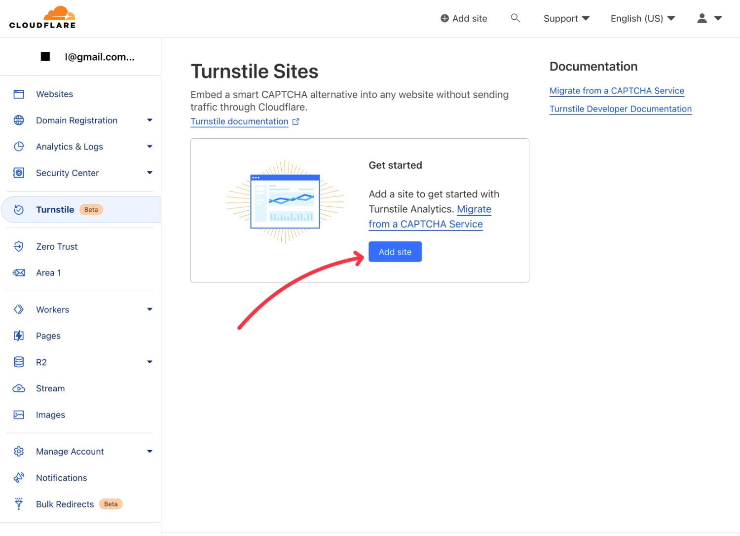 Add a new site