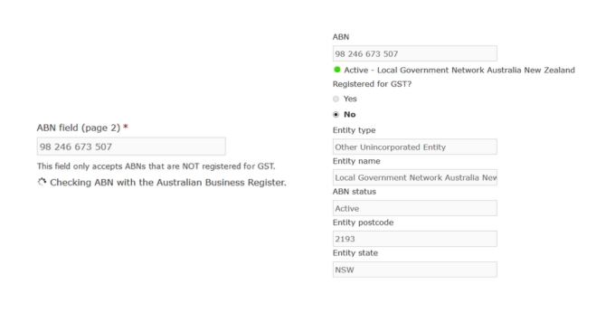 ABN Lookup for Gravity Forms