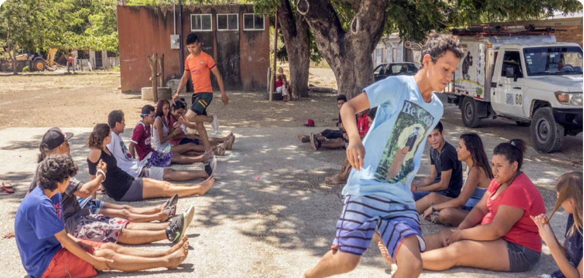 People playing game