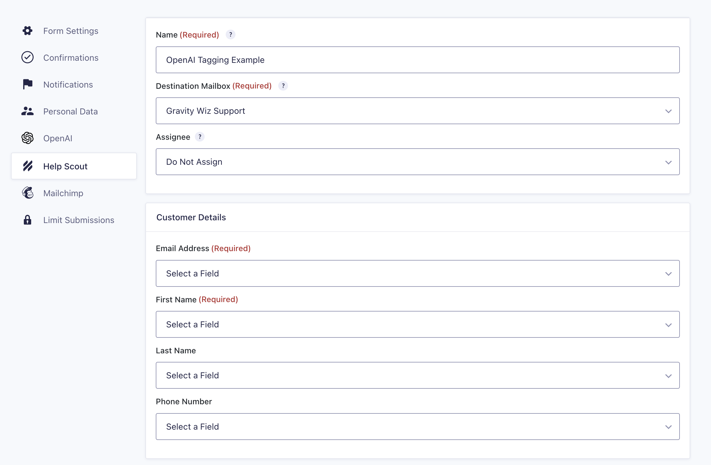 Helpscout-settings