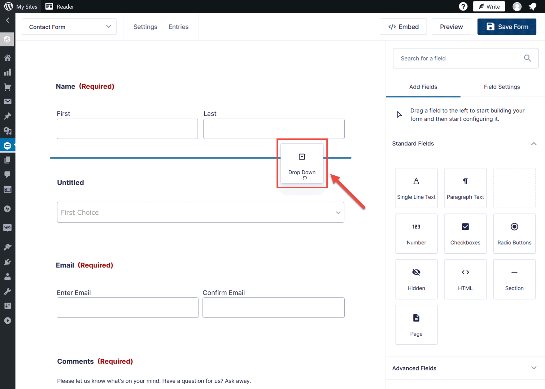 Drag-and-Drop Form Builder
