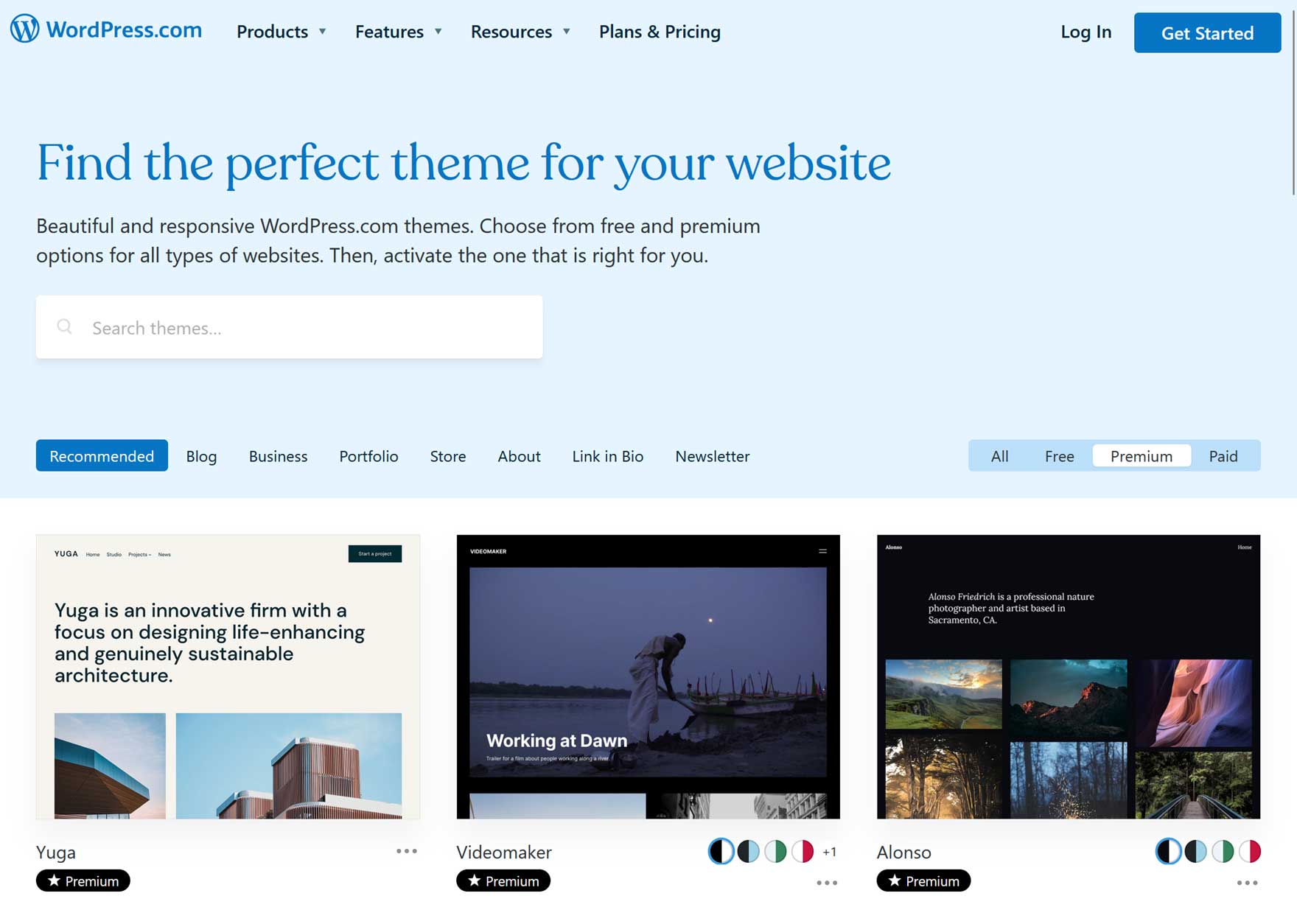 WordPress.com Premium Themes