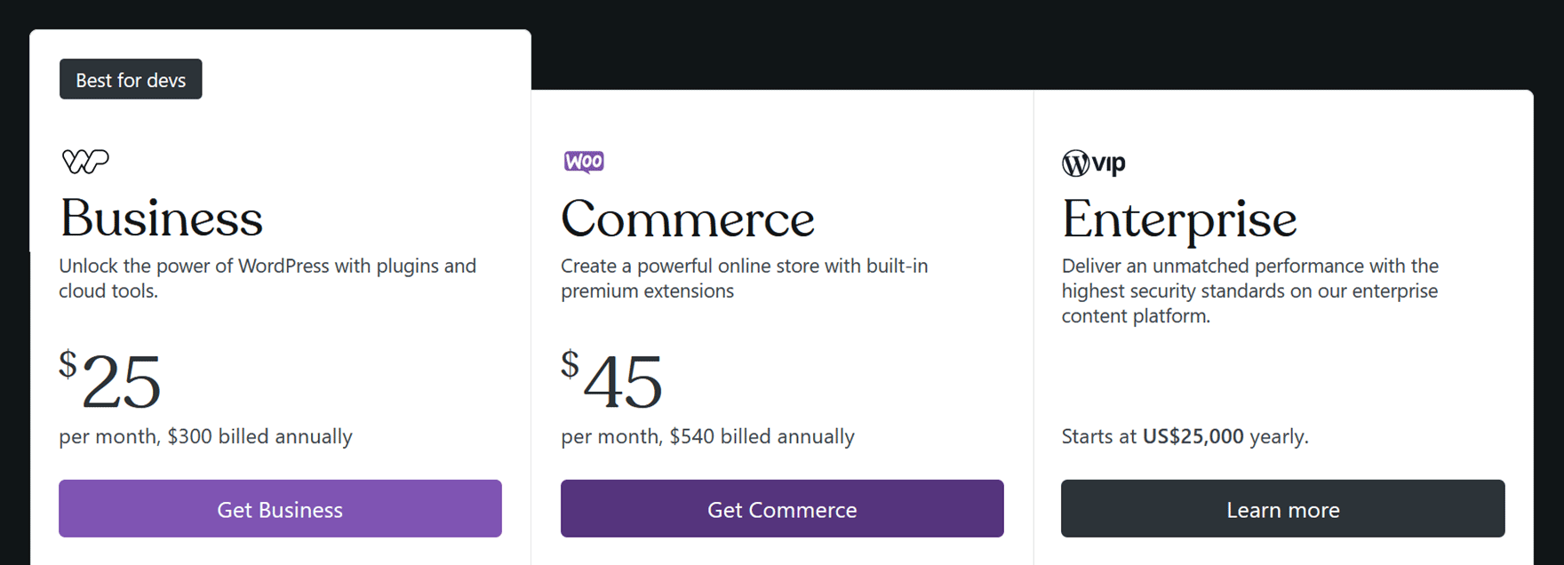 WordPress.com Plans