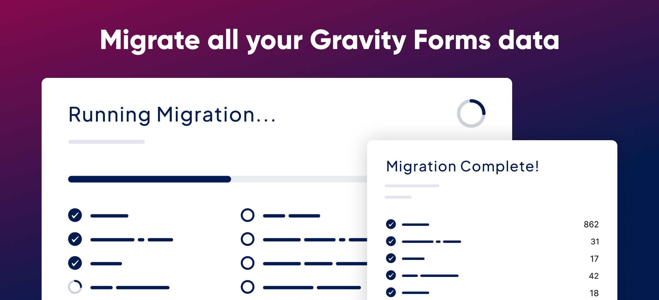 GravityMigrate: Migrate Gravity Forms data