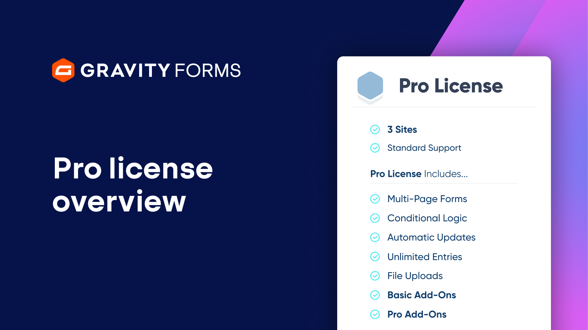 Pro License Overview
