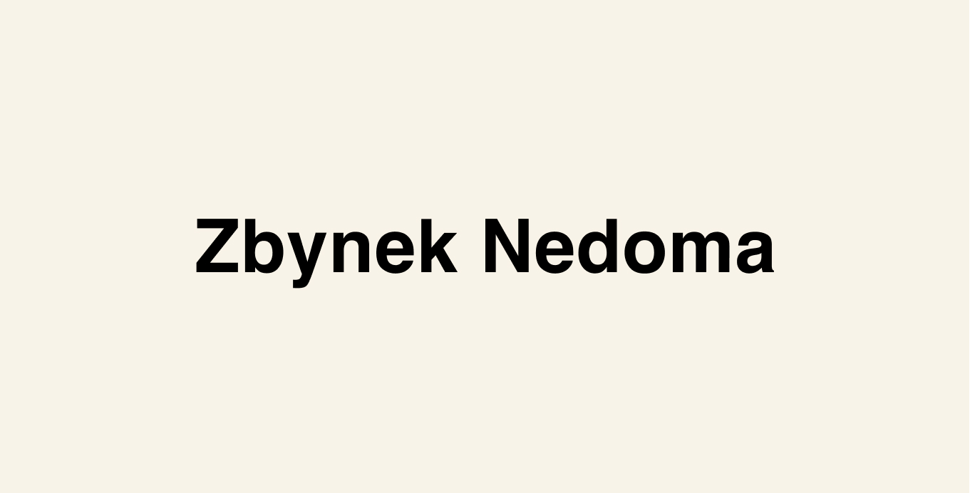 Zbynek Nedoma