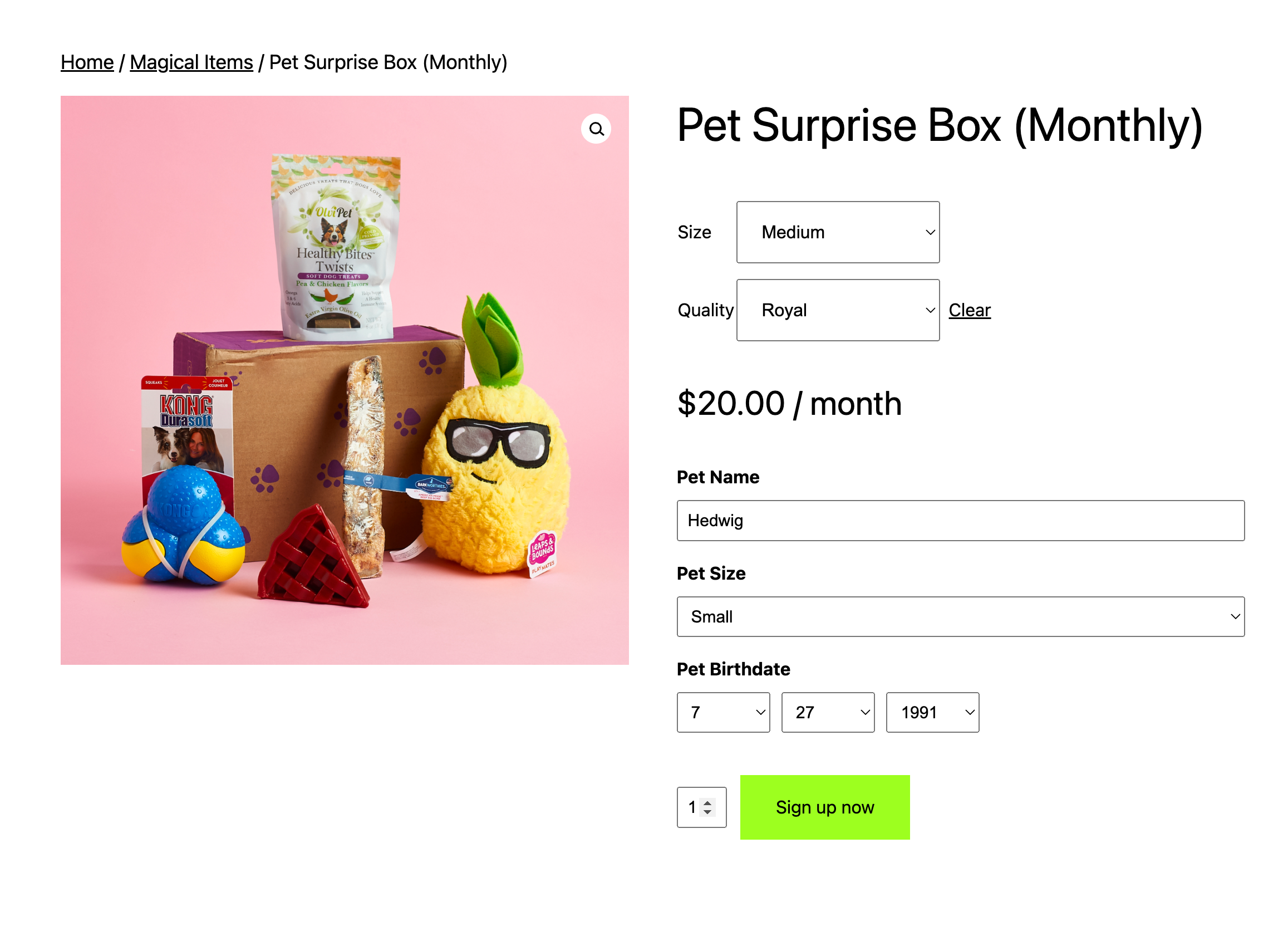 variable-subscriptions