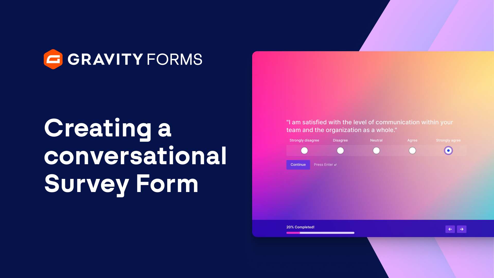 Conversational Form Tutorial: Survey