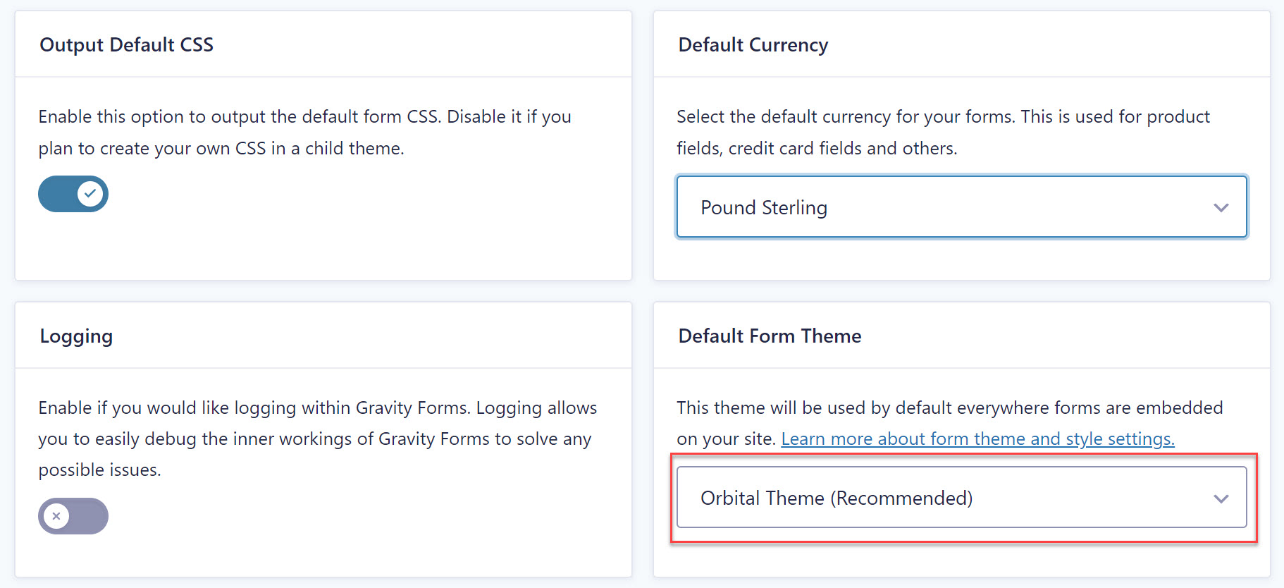 Orbital Default