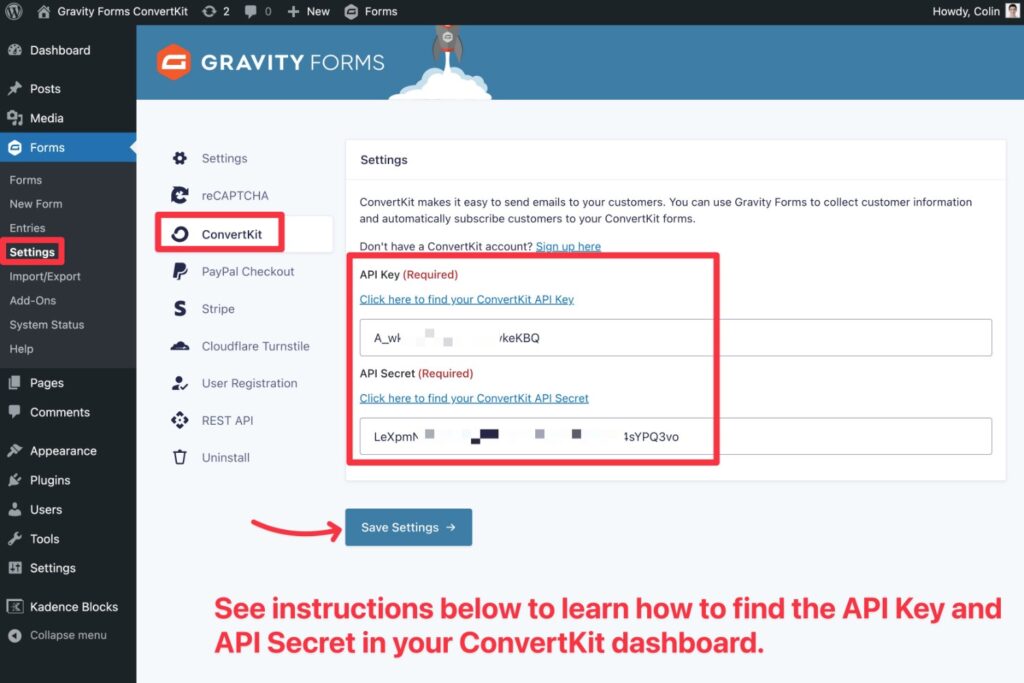 How to Get Started with the ConvertKit Add-On for Gravity Forms ...