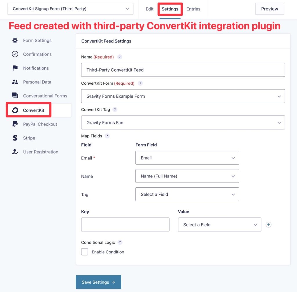How to Get Started with the ConvertKit Add-On for Gravity Forms ...