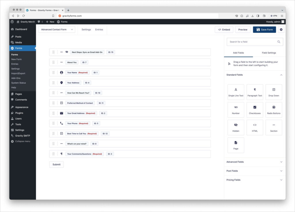 Introducing Gravity Forms 2.8: Compact View - Gravity Forms
