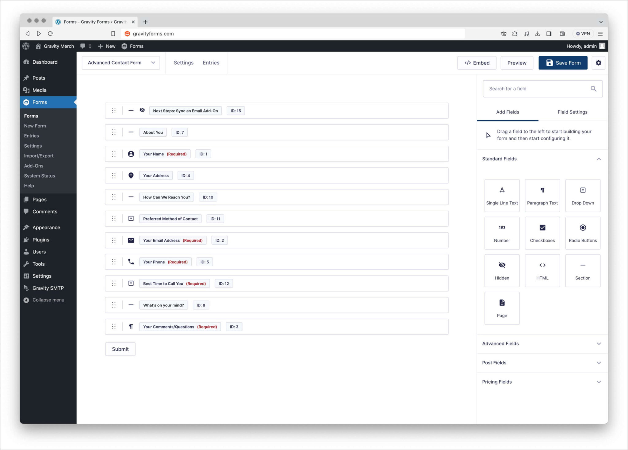 Introducing Gravity Forms 2.8: Compact View - Gravity Forms