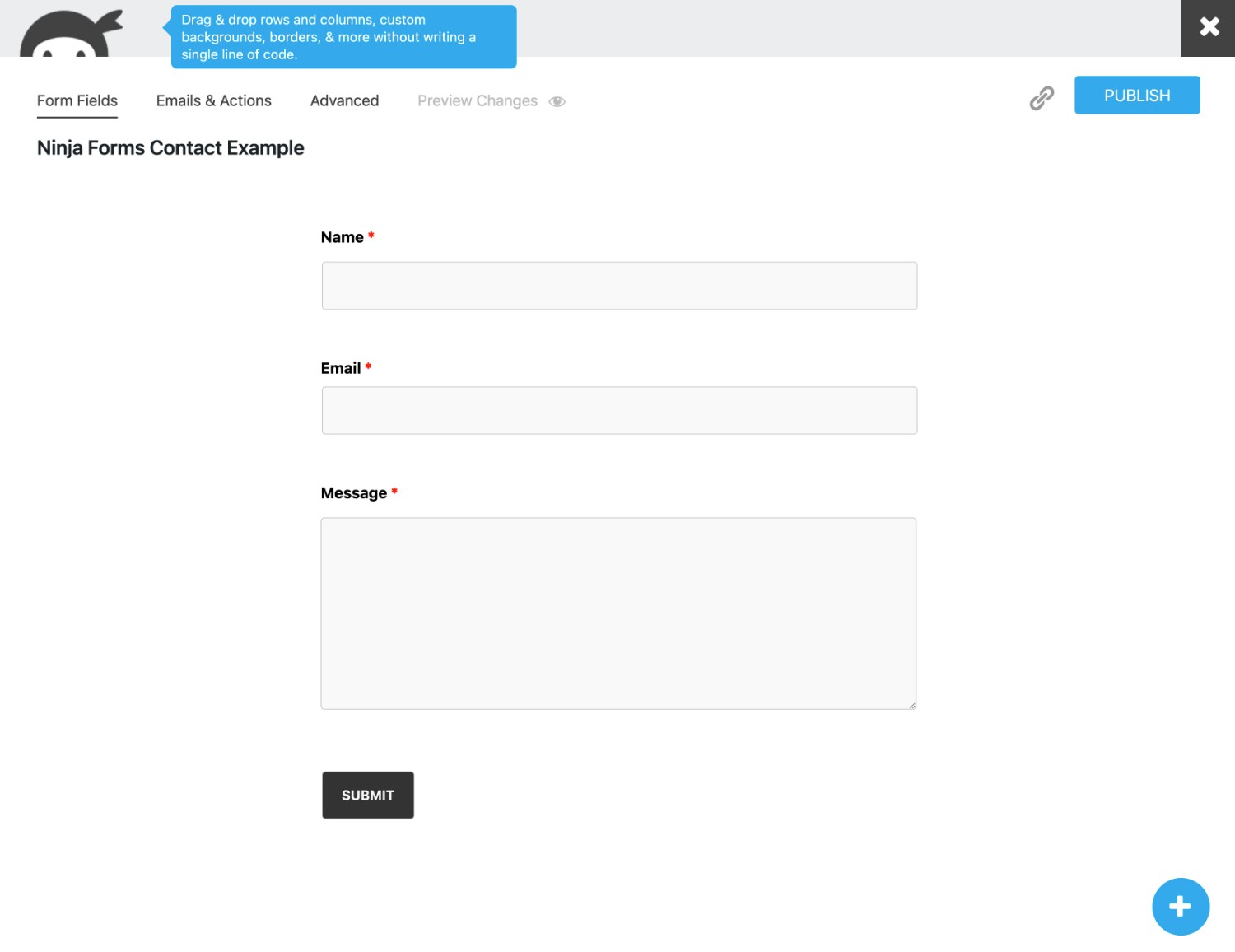 Ninja Forms builder