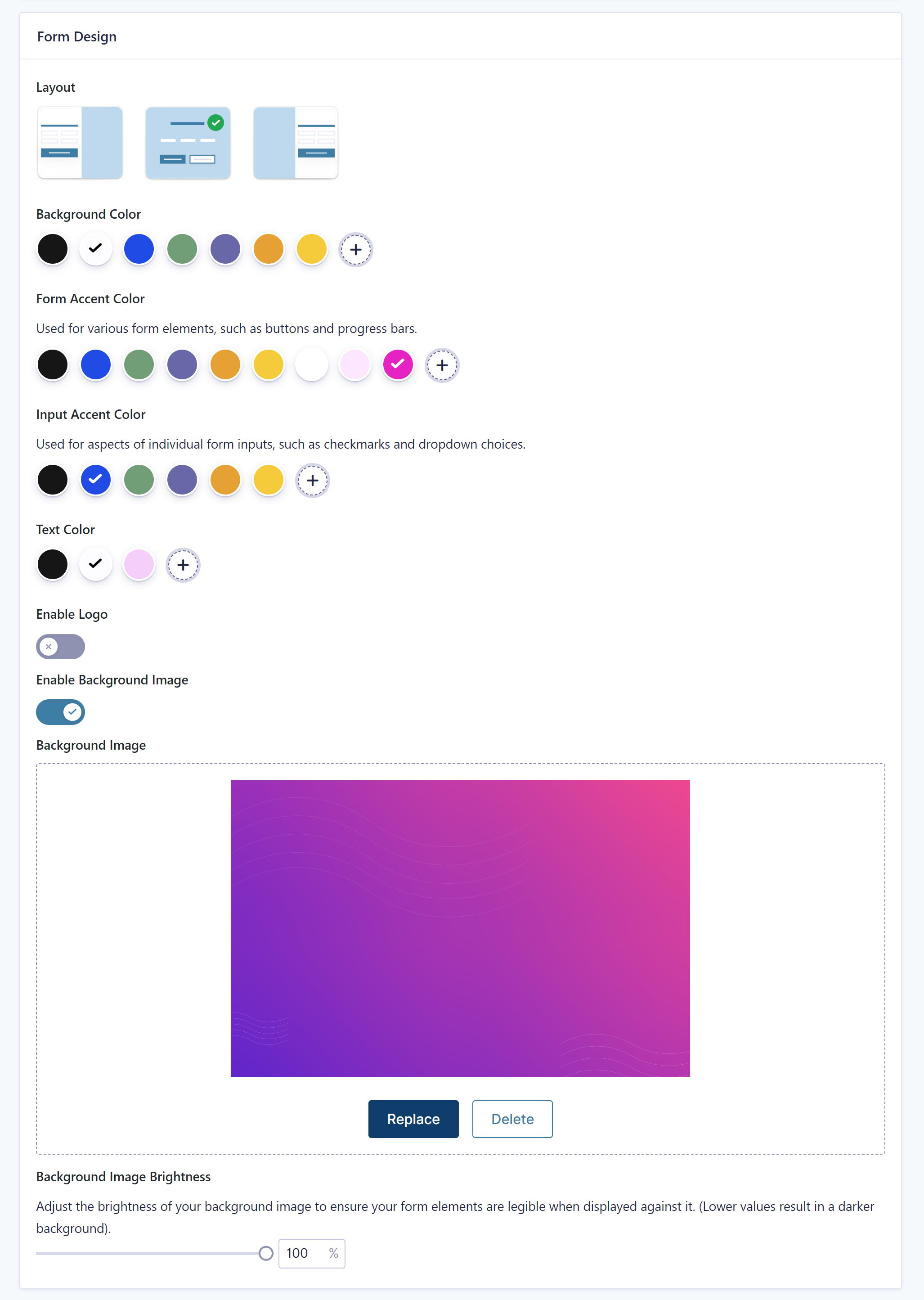 Form Design