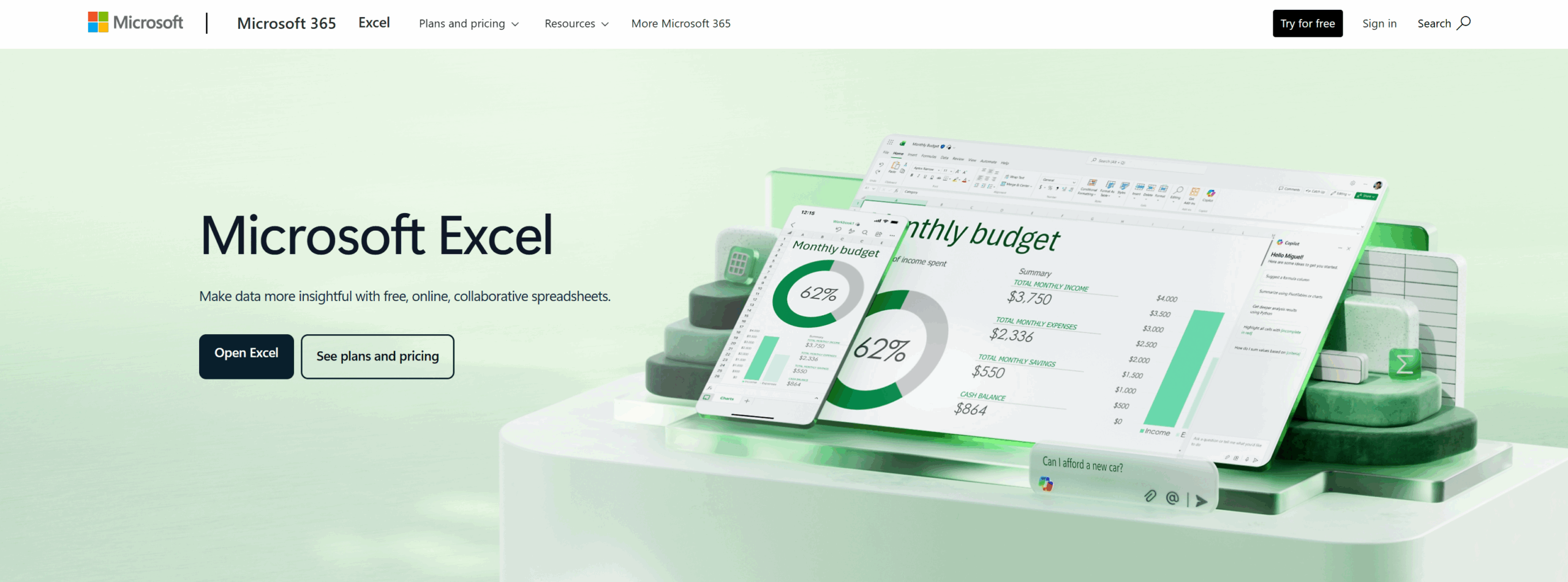 Microsoft Excel Login