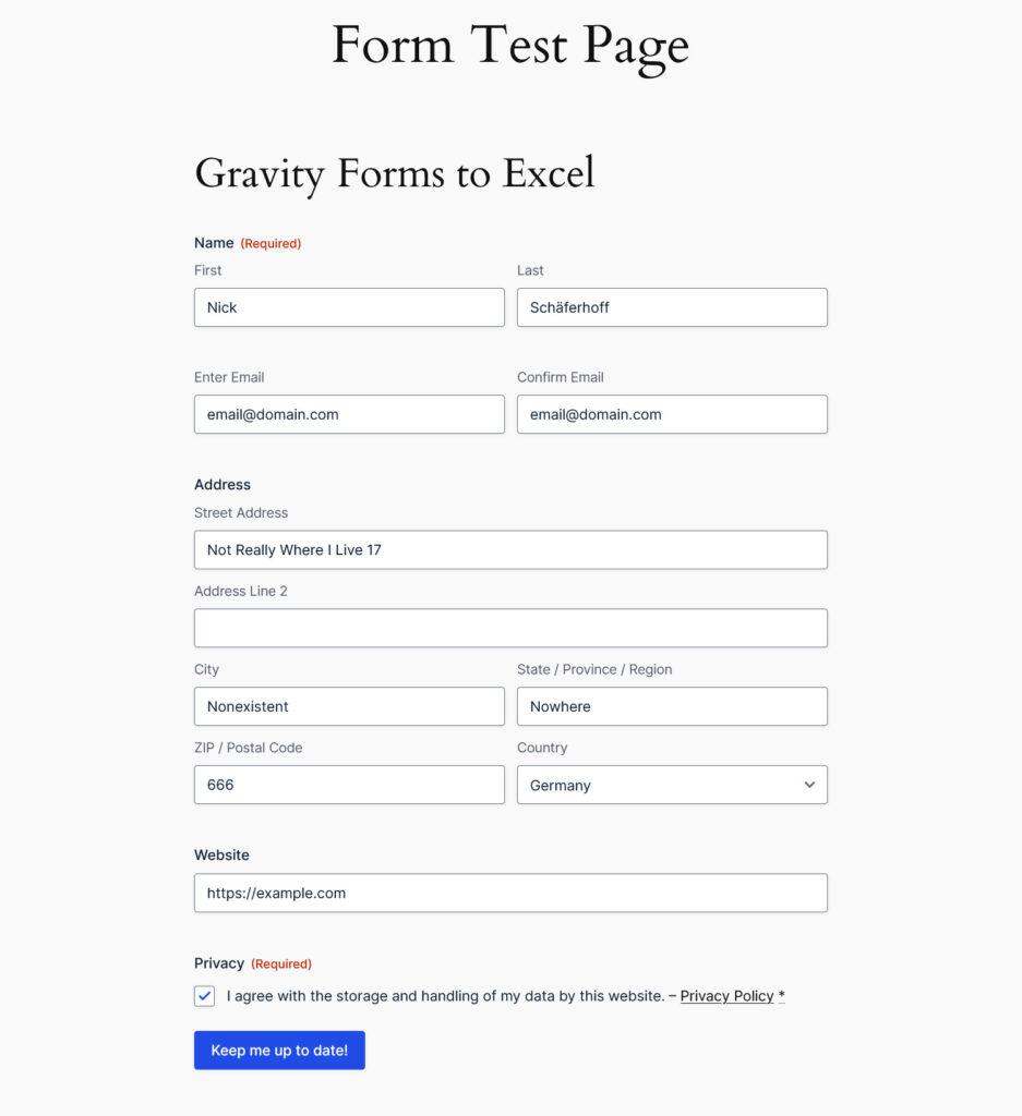 Gravity Forms to Microsoft Excel Export your entries using Zapier