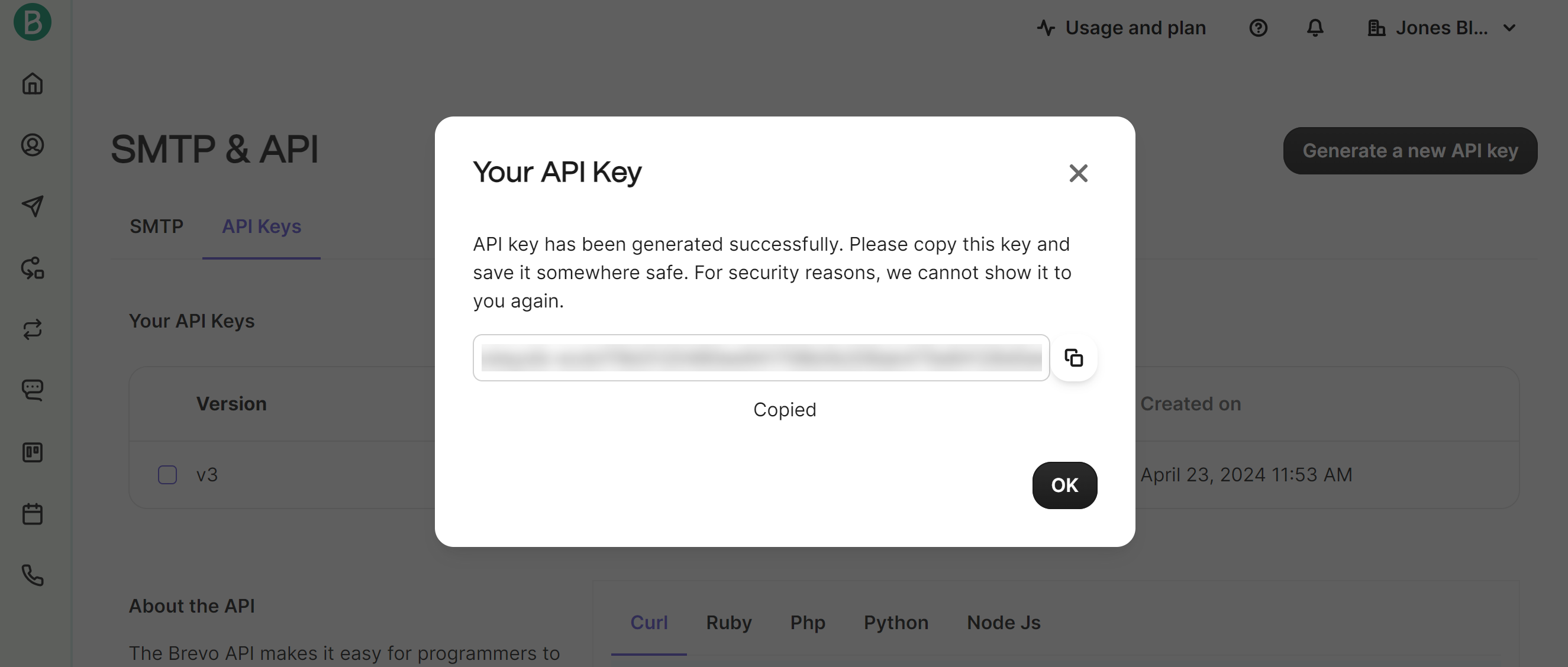 API Key