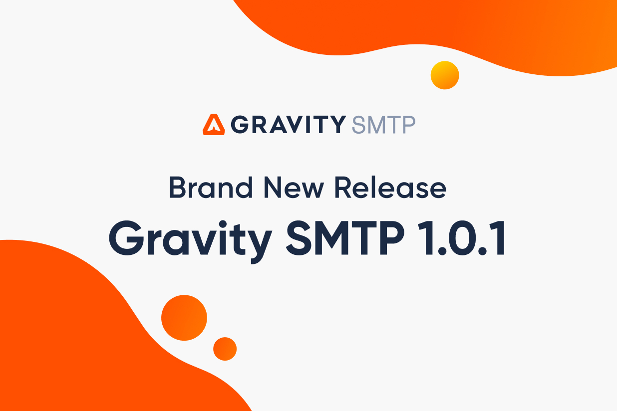 Brand New Release-Gravity SMTP 1.0.1
