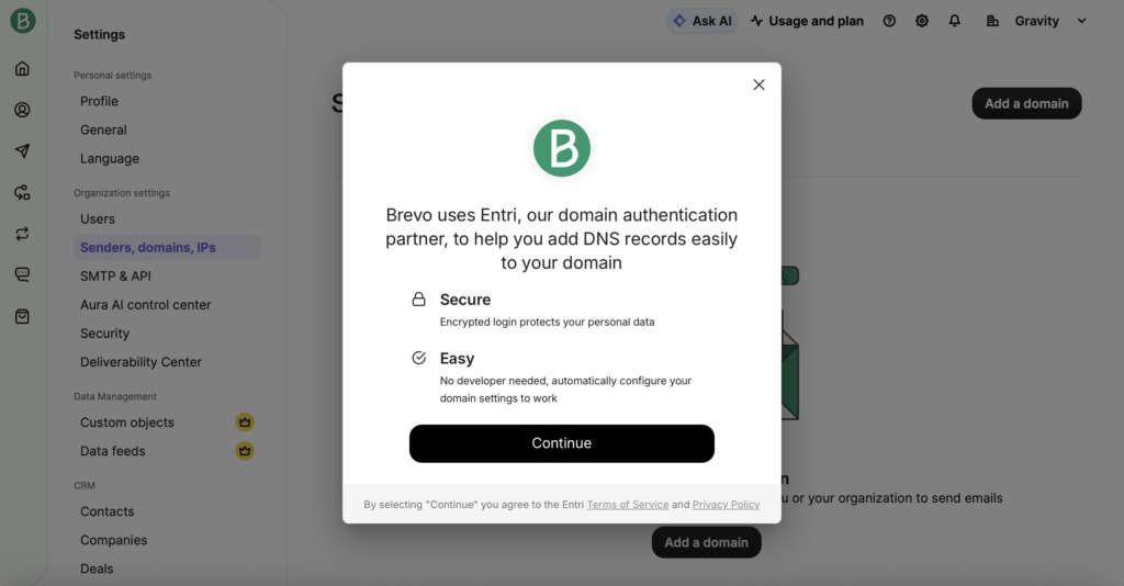 How to send WordPress emails using Brevo and Gravity SMTP - Gravity Forms