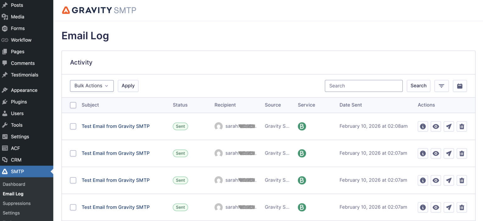 How to send WordPress emails using Brevo and Gravity SMTP - Gravity Forms