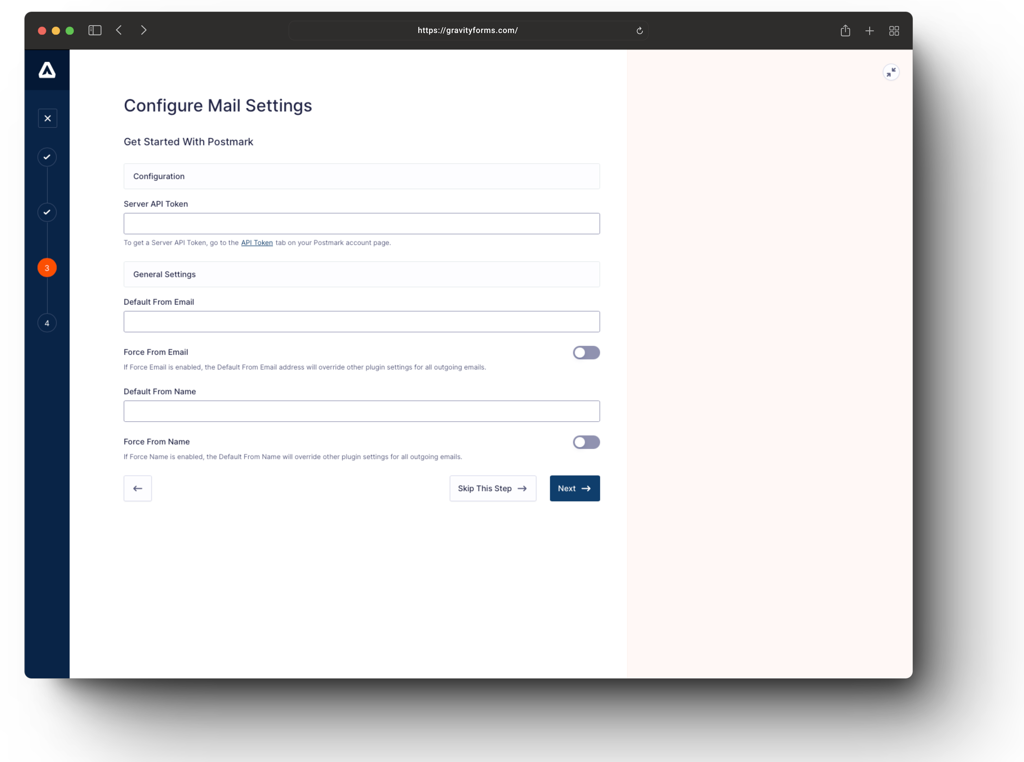 SMTP Setup