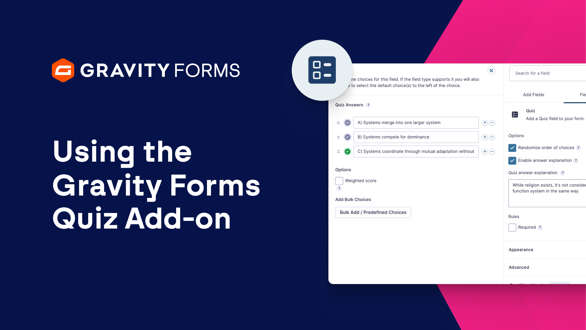 Using the Gravity Forms Quiz Add-On