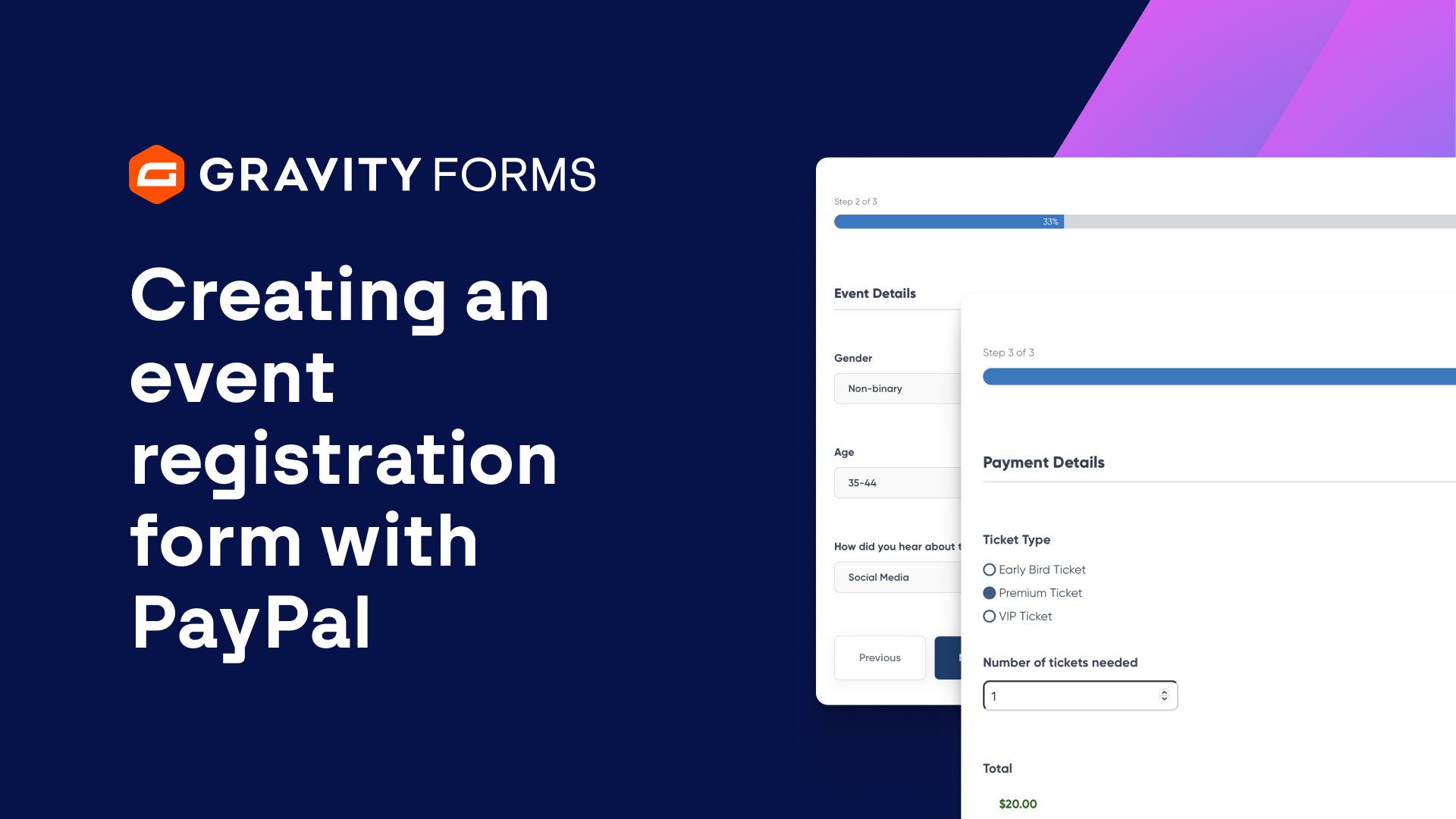 Creating an Event Registration Form with PayPal