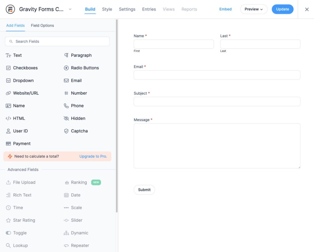 The Ultimate WordPress Form Plugin List 2024 Gravity Forms