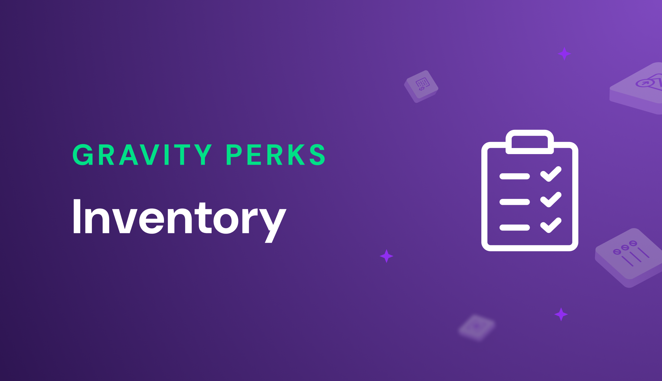 Inventory for Gravity Forms