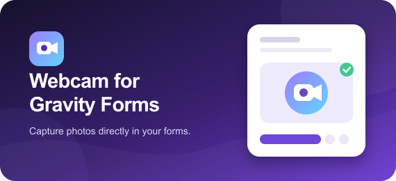 Webcam for Gravity Forms